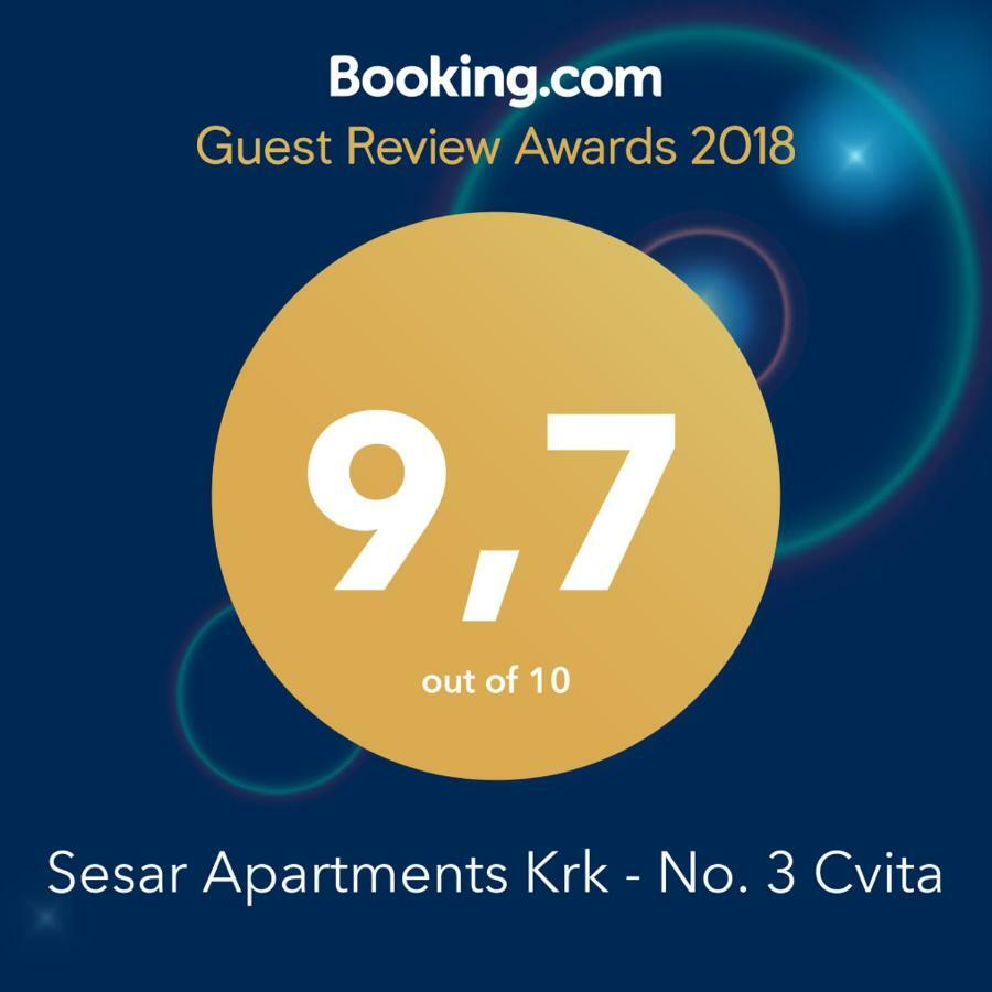 Sesar Apartments Krk - No. 3 Cvita 크르크 외부 사진
